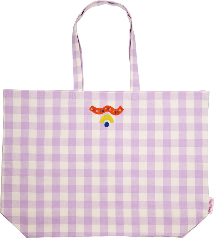Einkaufsshopper XL - COLOR YOUR LIFE Cotton, Violett