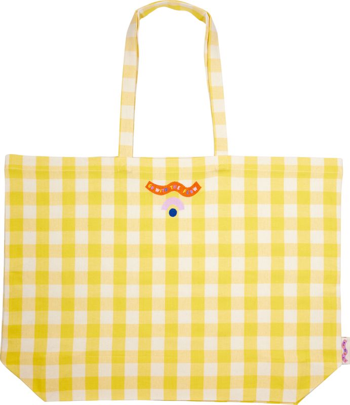 Einkaufsshopper XL - COLOR YOUR LIFE Cotton, Gelb