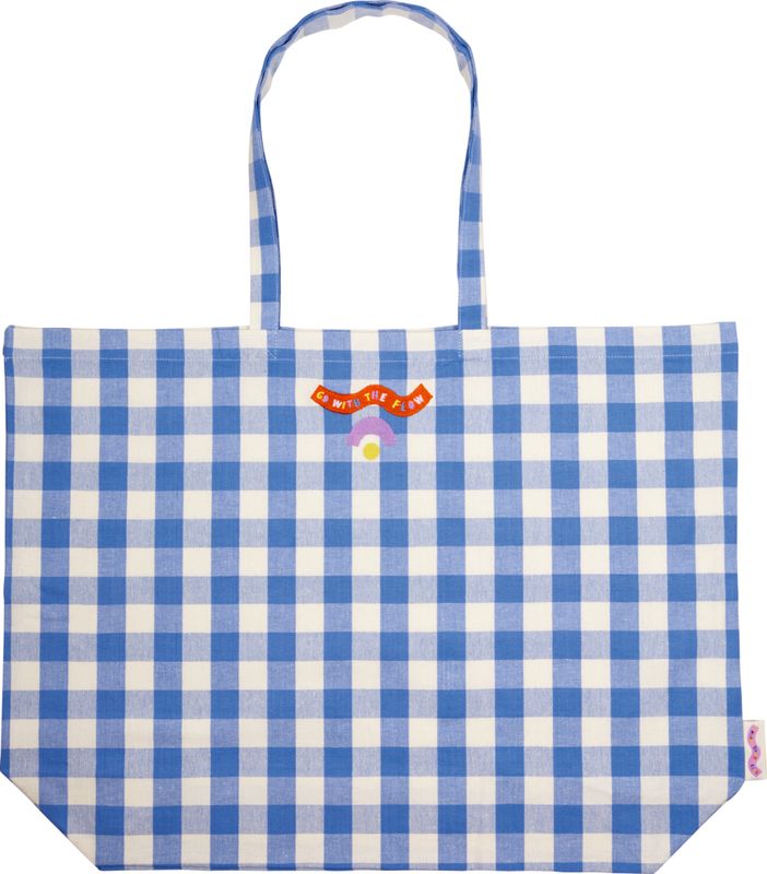 Einkaufsshopper XL - COLOR YOUR LIFE Cotton, Blau