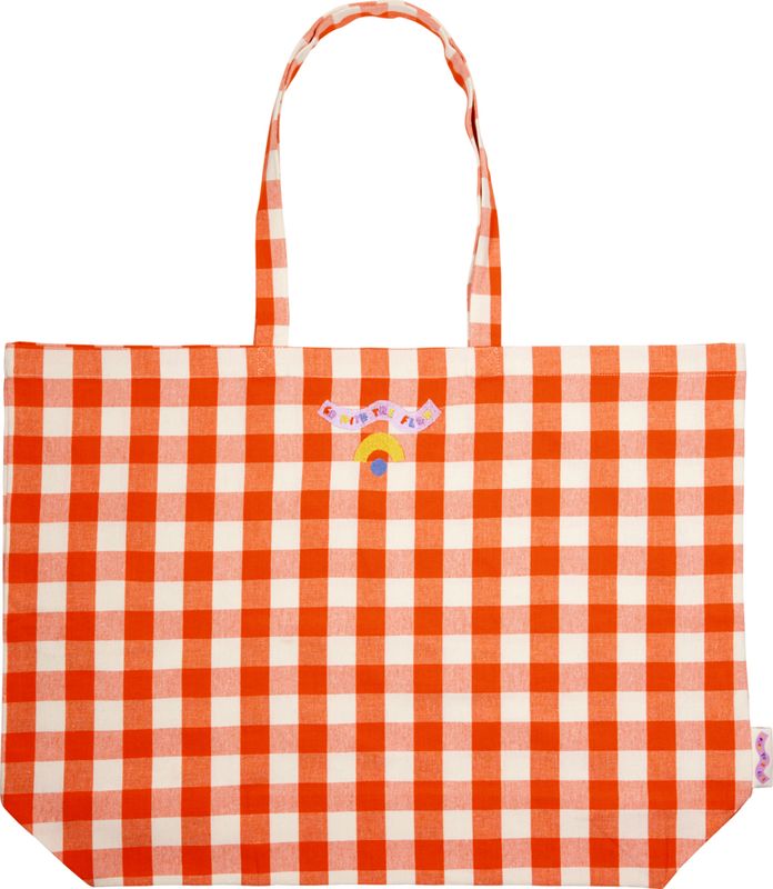 Einkaufsshopper XL - COLOR YOUR LIFE CottonRot/Orange