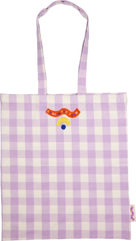 Einkaufsshopper M - COLOR YOUR LIFE Cotton, Violett