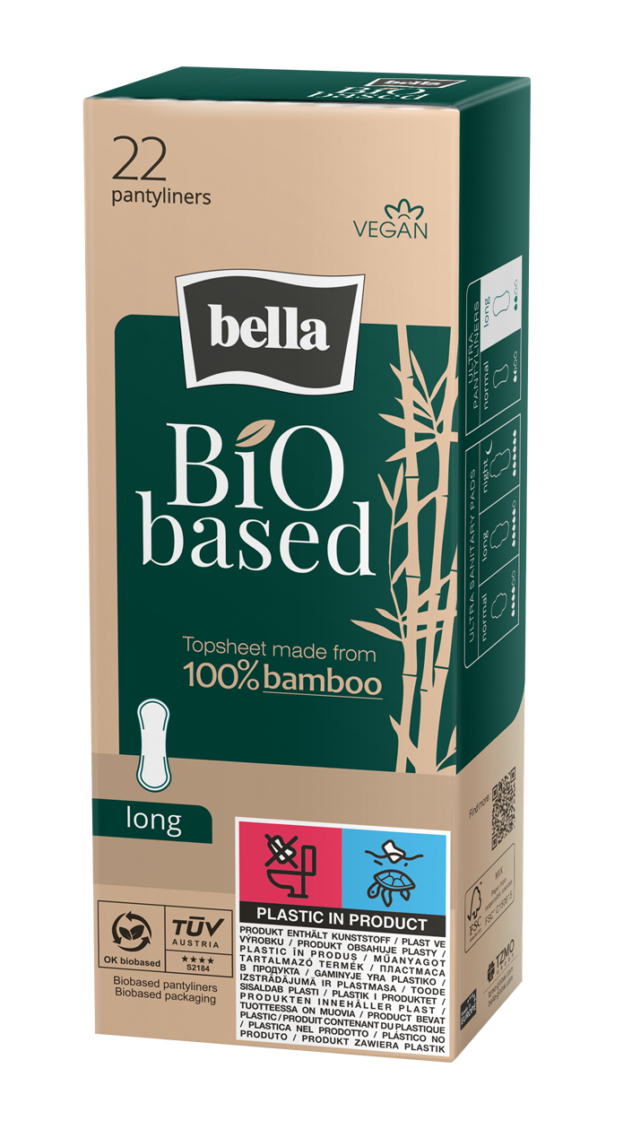 bella BiO based Slipeinlagen Long 22 Stück