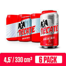 Tecate lata x6