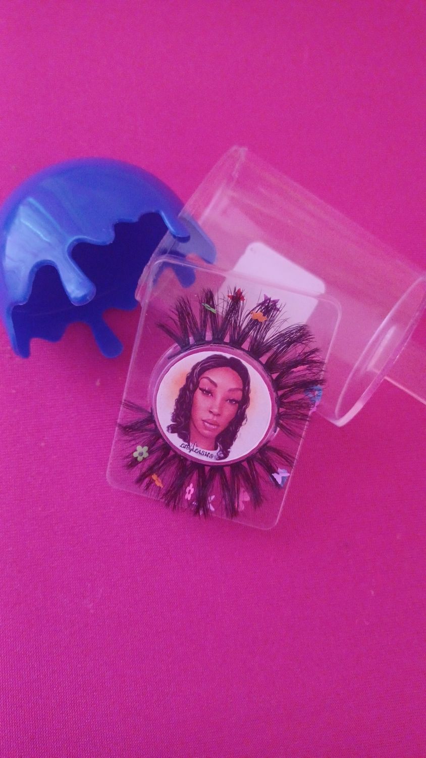 Mink with butterfly Charms