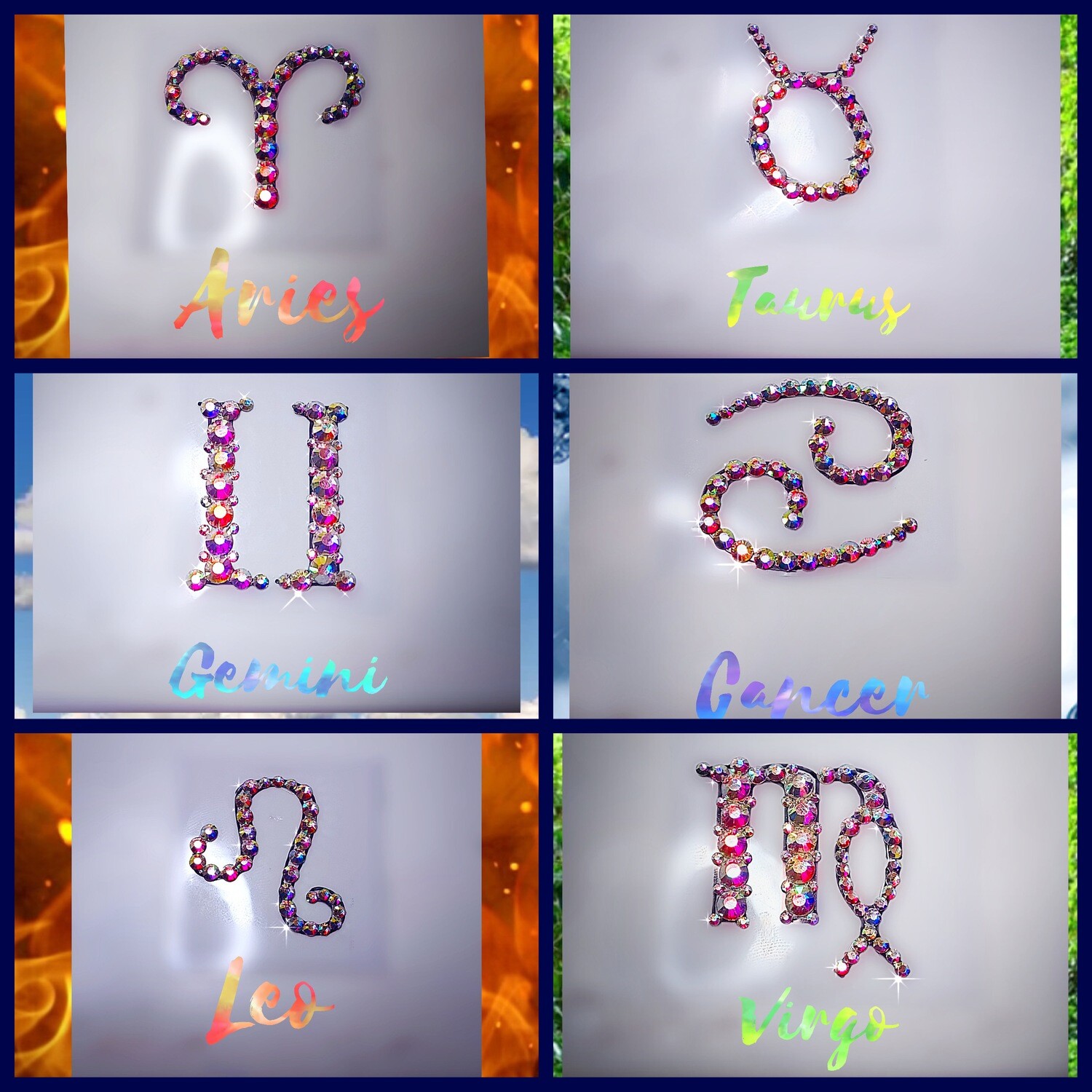 Zodiac Symbol Decals