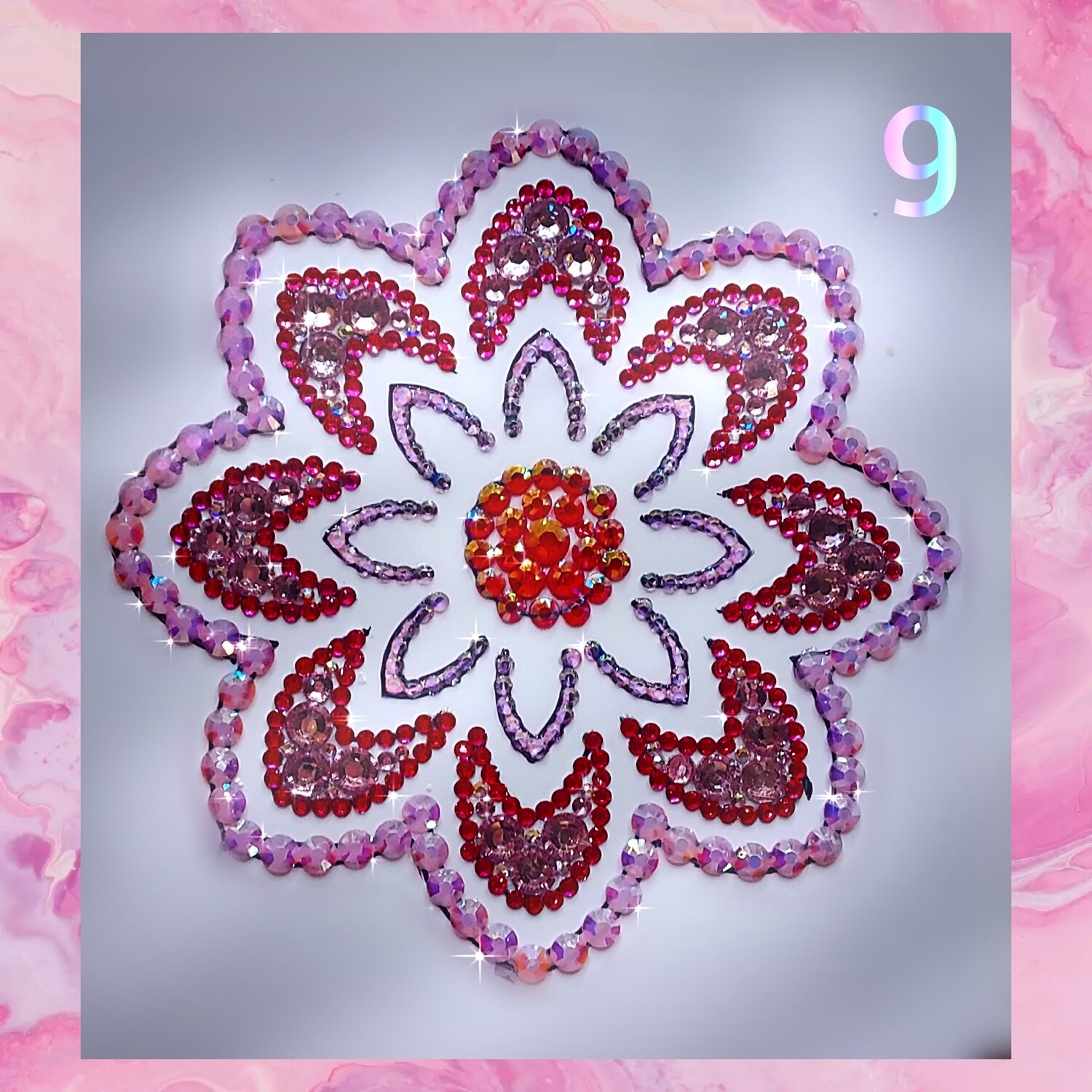 Rhinestone Mandala Decals