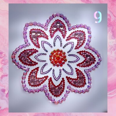 Rhinestone Mandala Decals