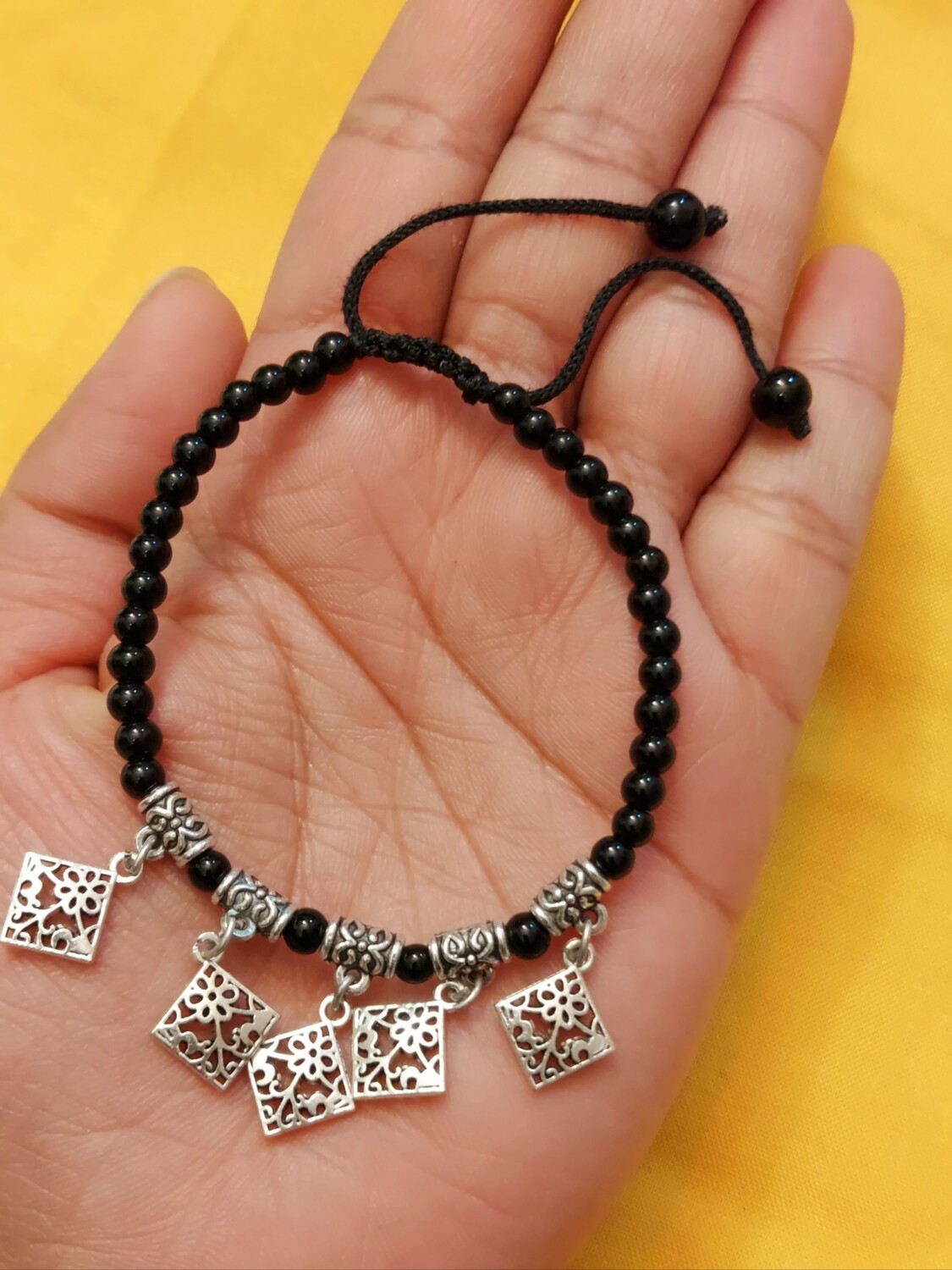 Manisha black beads oxidize bracelets