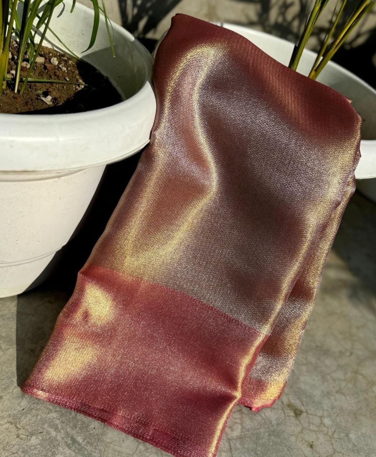 Jyothika inspired tissue Silk saree