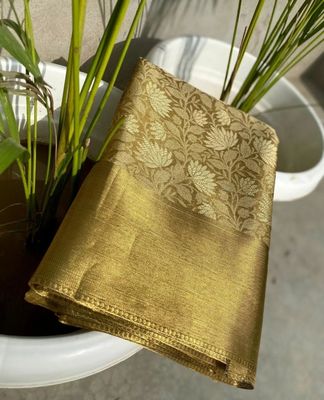Nita Ambani inspired Tissue silk saree