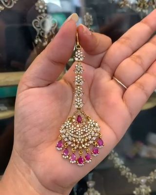American diamond ruby stone Tika