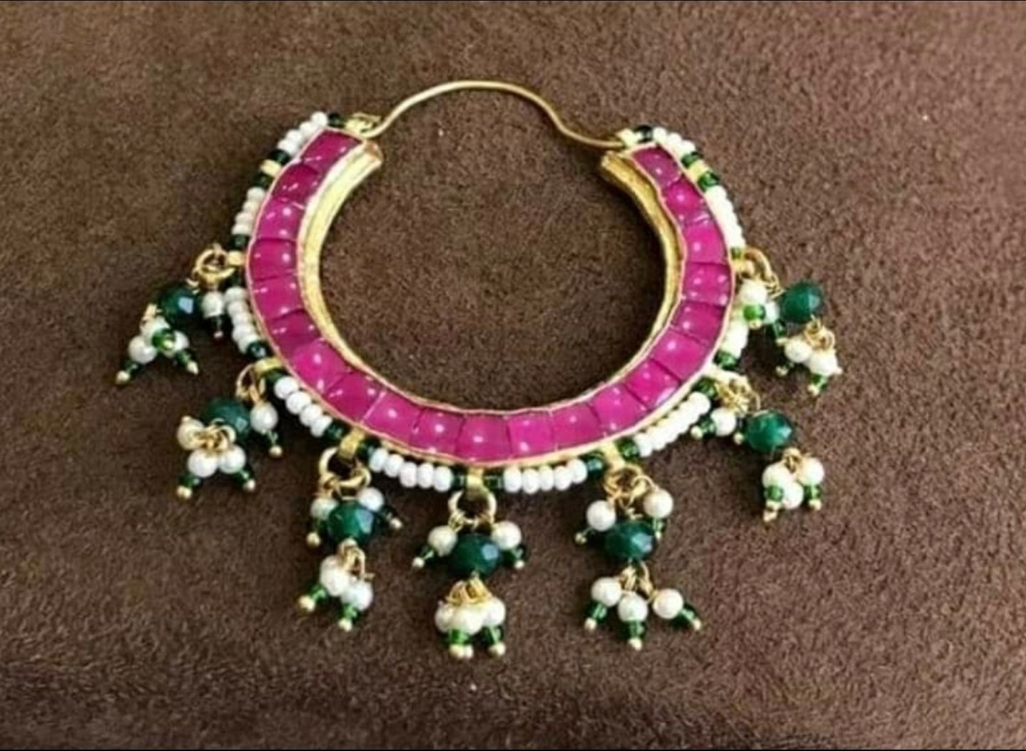 Pachi kundan nosepin