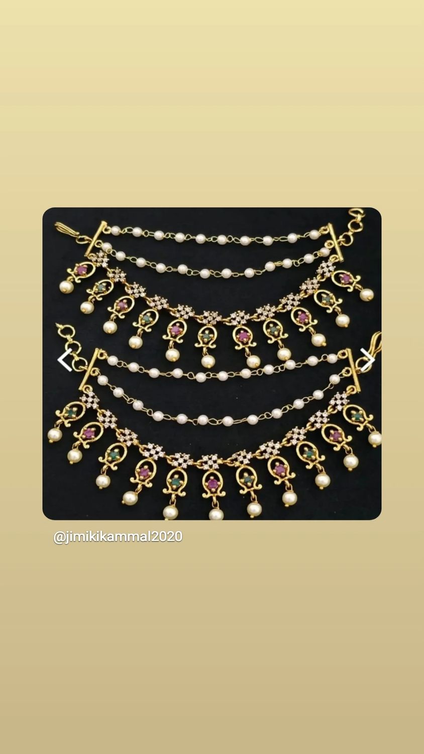 Gold polish AD stone mattal
