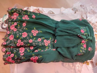 Geogette embroidery lehanga sets