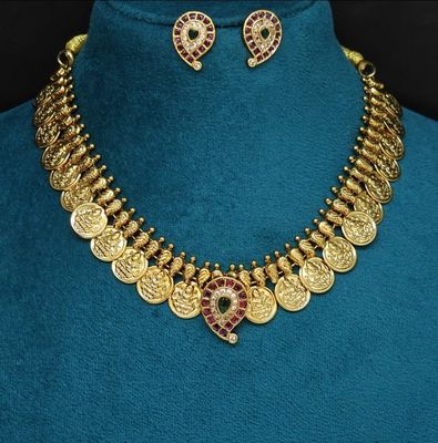 Mango kassu design necklace set