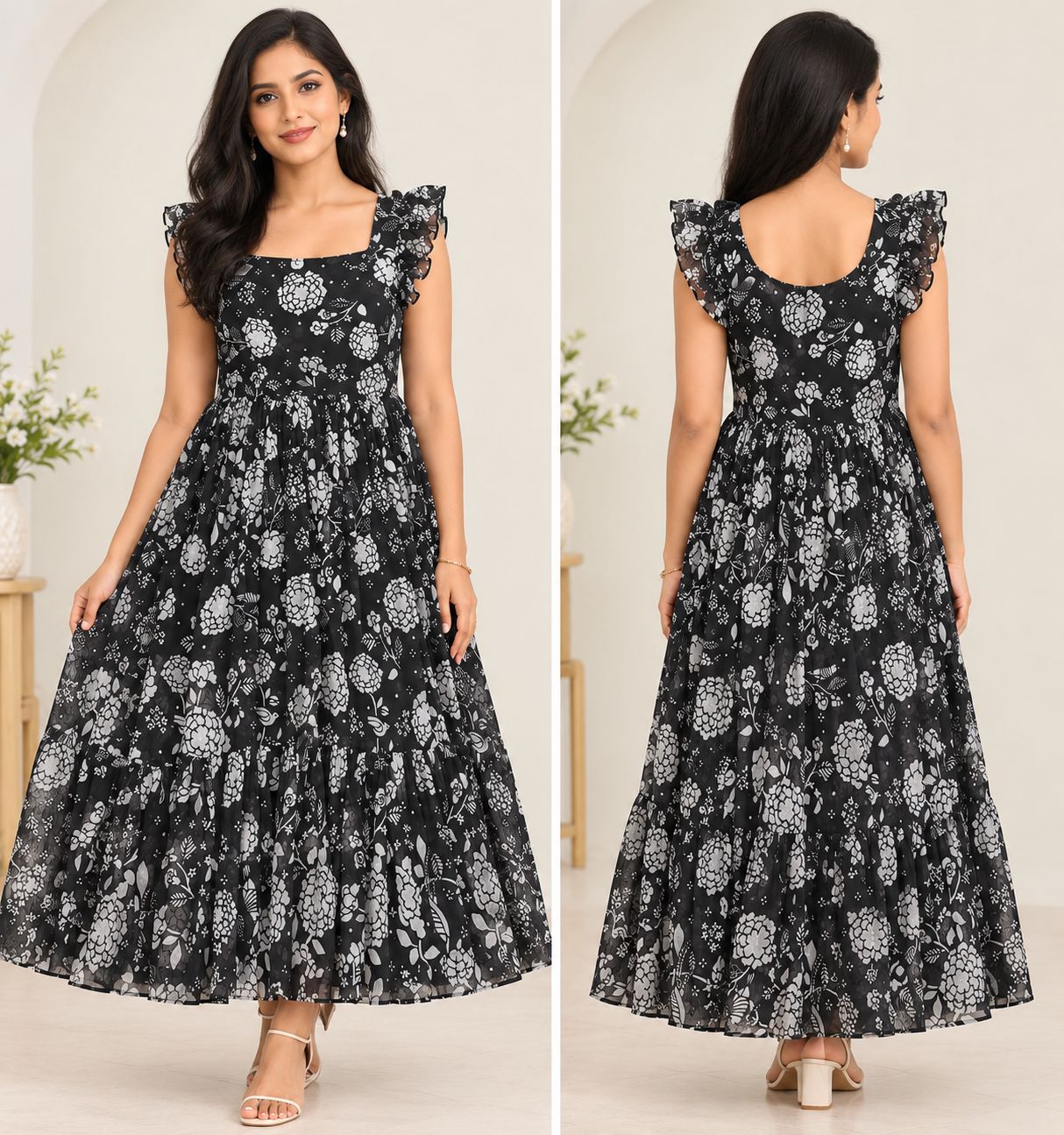Georgette gown