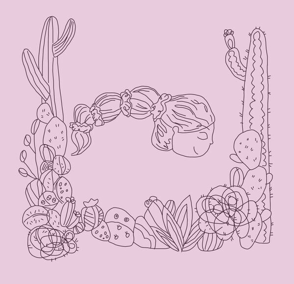 One Little Cactus Scrunchies