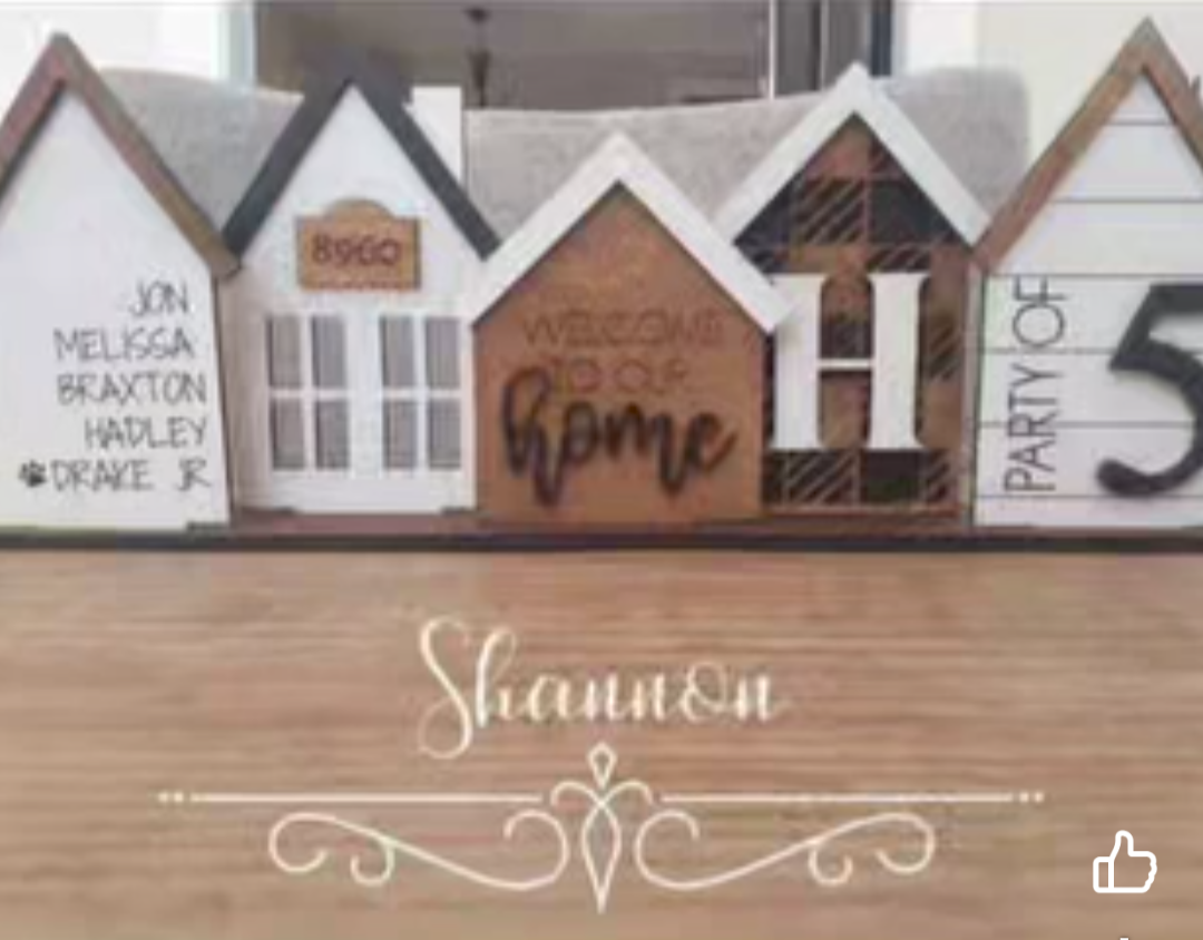 Personalized house set Brown