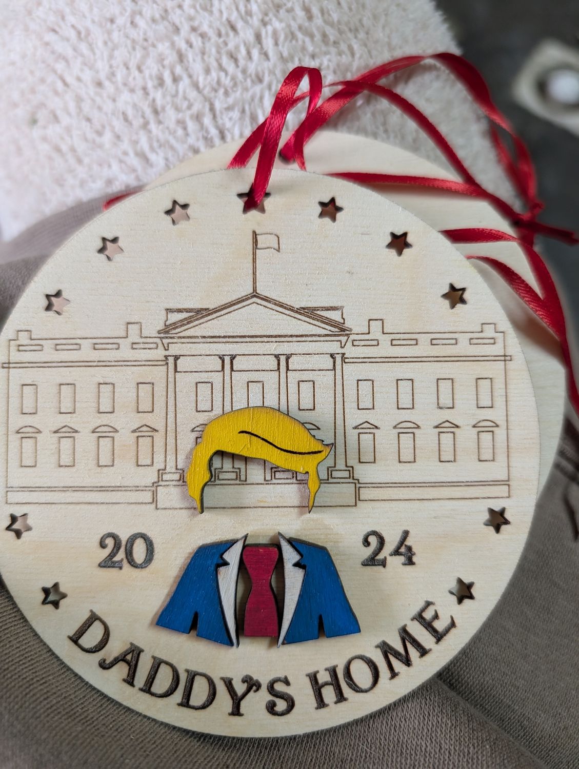 Trump ornaments 