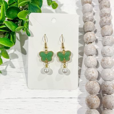 Butterfly Jade Earrings