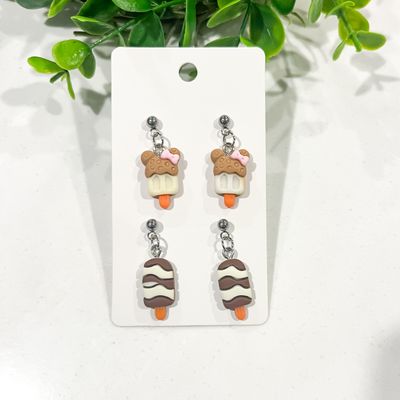 Chocolate and Vanilla Popsicle Set