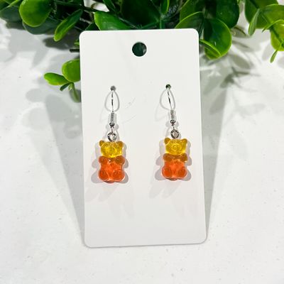 Orange Lemon Gummybear  Earrings
