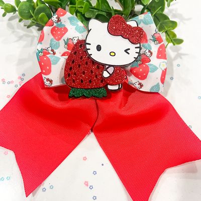 Supersized HK Strawberry Bow w/Shaker
