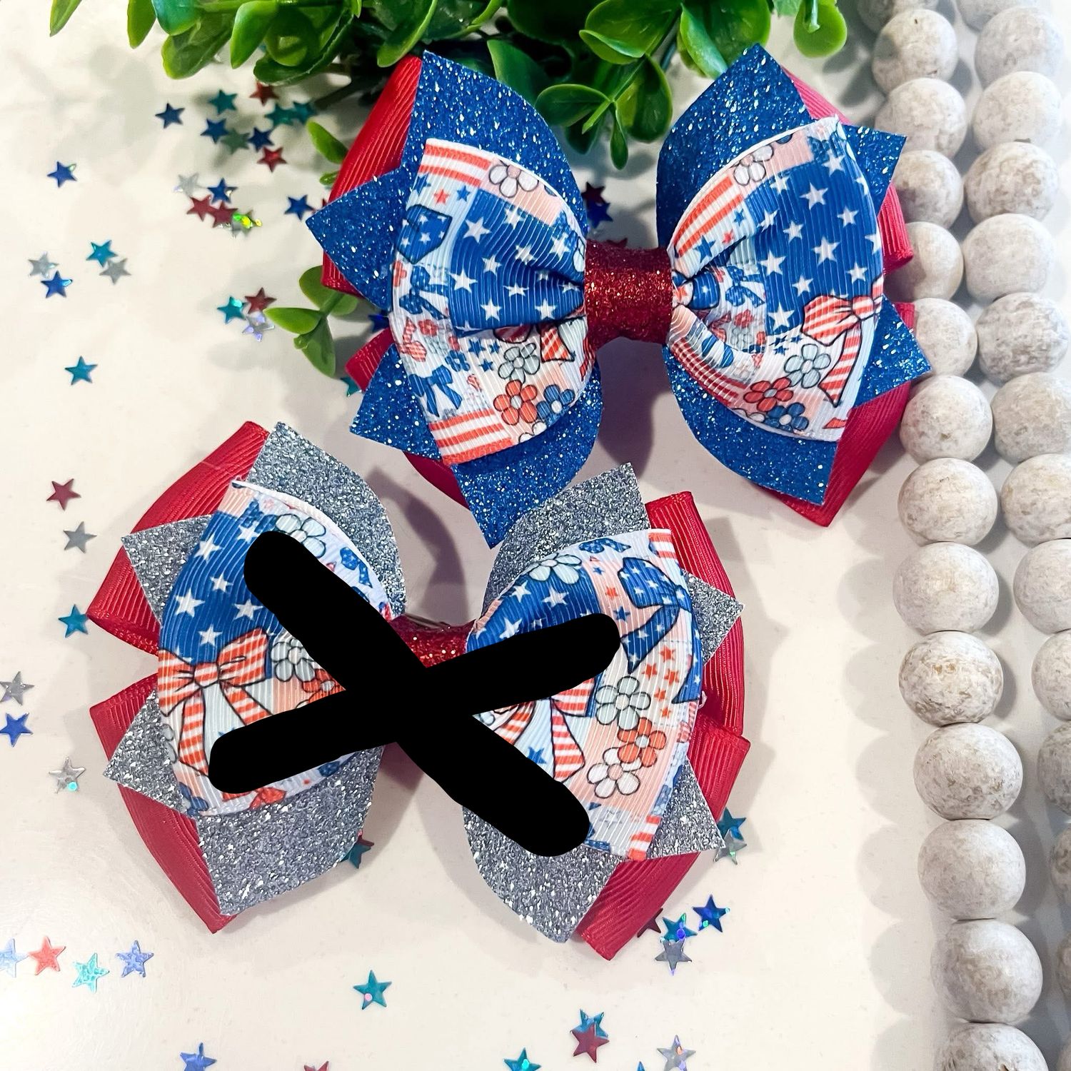 Princess USA Bow (BLUE STYLE)