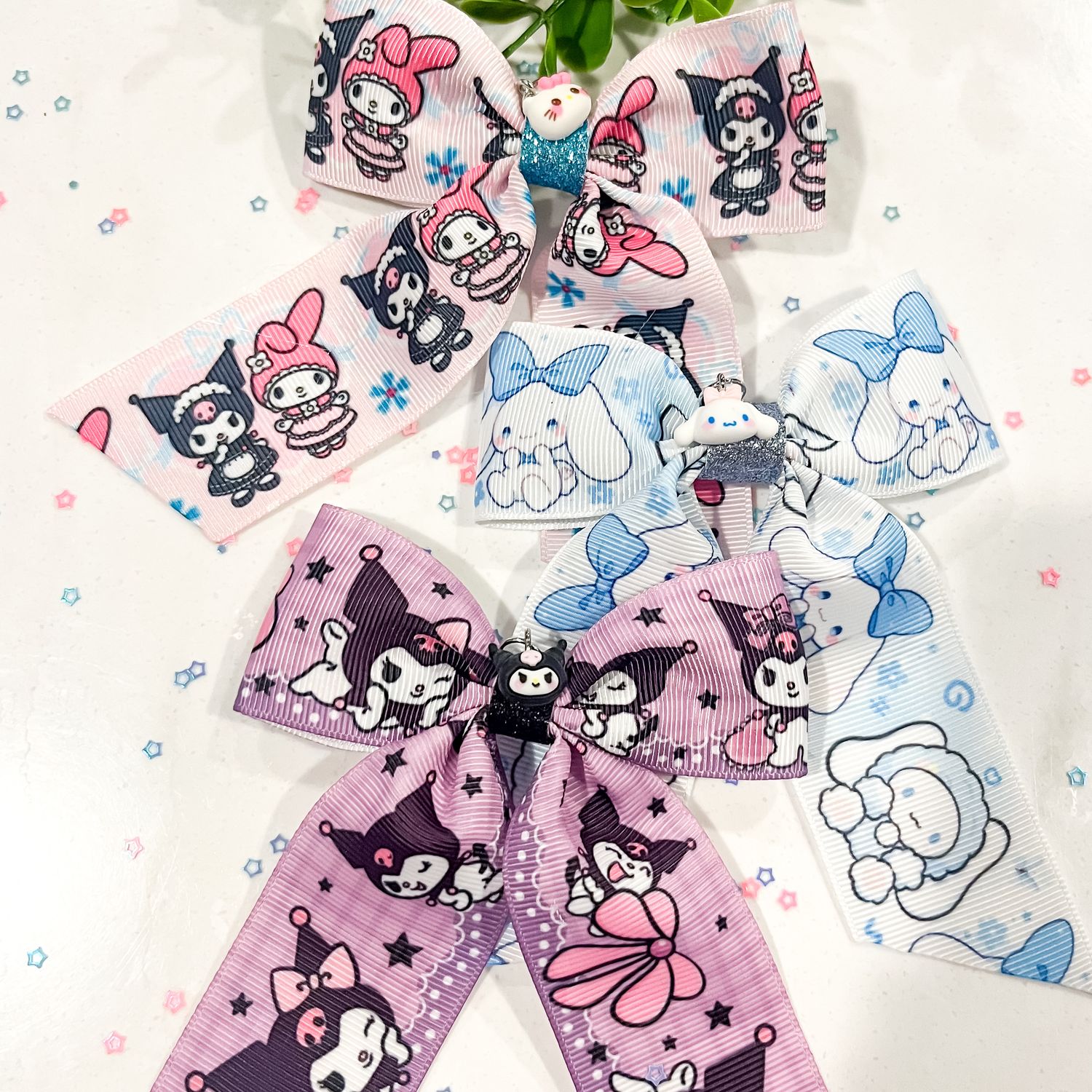 Cinna Charm Bow (BABY BLUE STYLE)