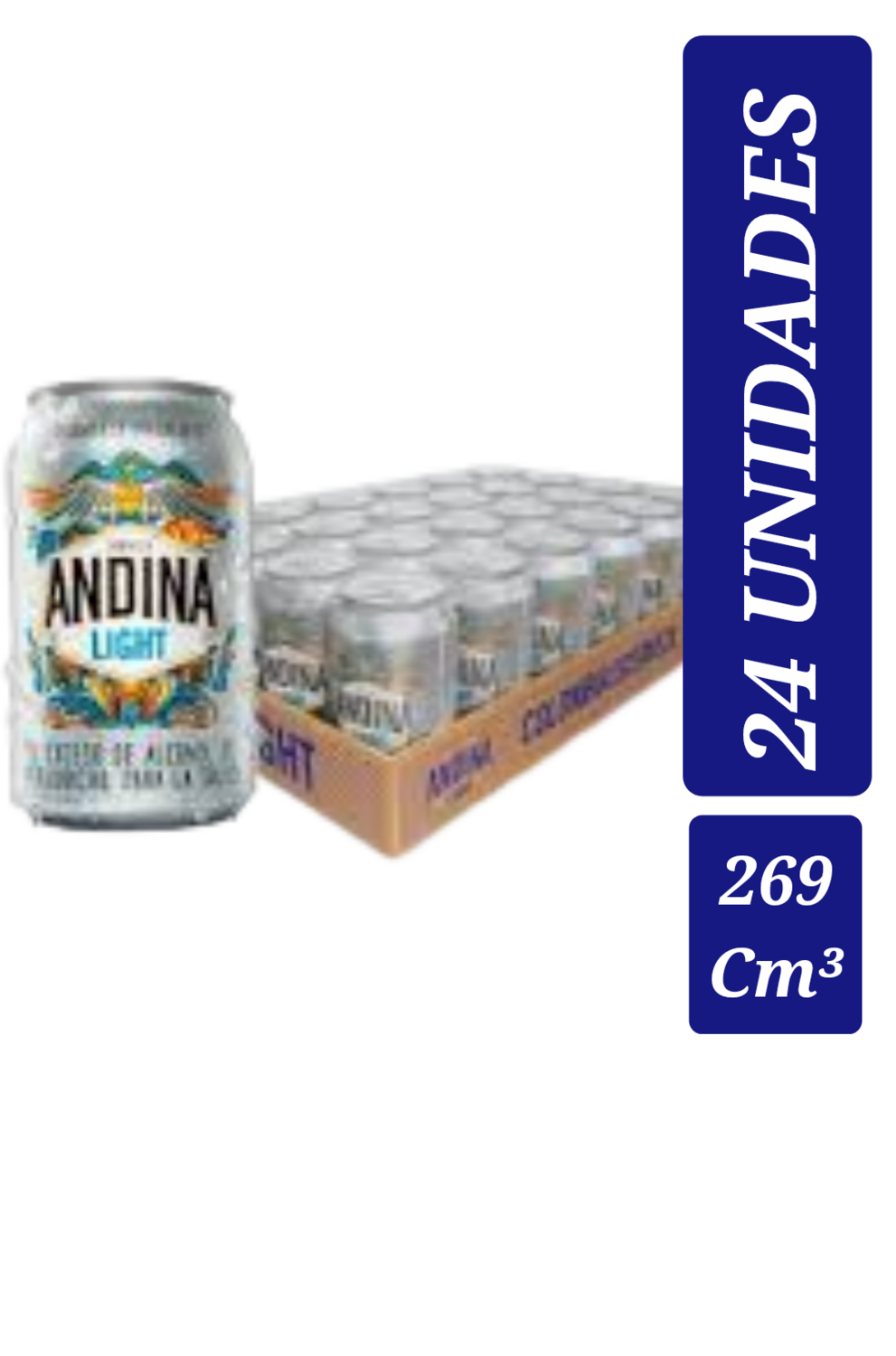 ANDINA LIGHT LATA 269 ML X 24