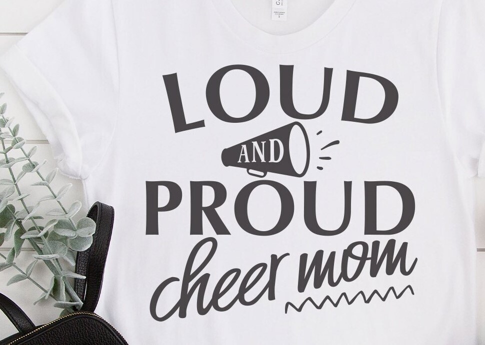 LOUD PROUD CHEER MOM