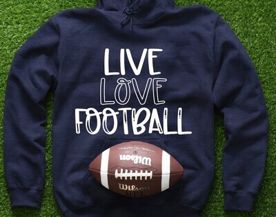 LIVE LOVE FOOTBALL UNISEX
