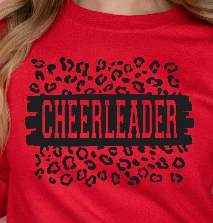 CHEERLEADER LEOPARD PRINT