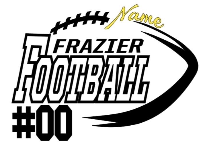FUNDRAISER FOOTBALL WINDOW DECAL