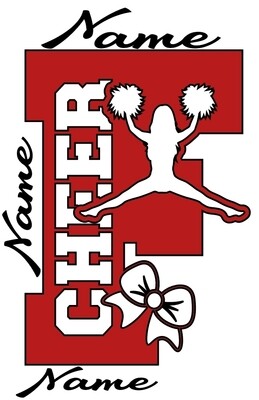 FUNDRAISER CHEER WINDOW DECAL
