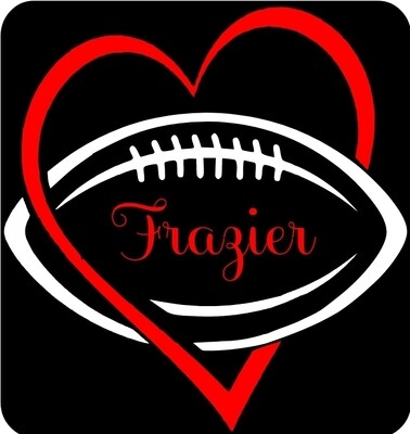 FRAZIER FOOTBALL W/HEART