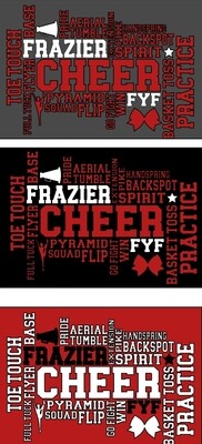 FRAZIER CHEER WORD ART