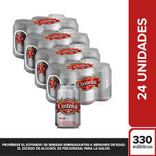 Costeña gris bandeja lata x 24