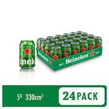 Heineken lata 250 ml bandeja x 24