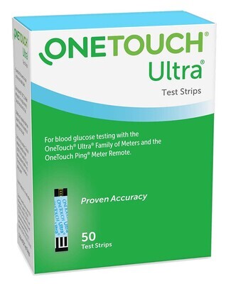 One Touch Ultra Test Strips 50 Count