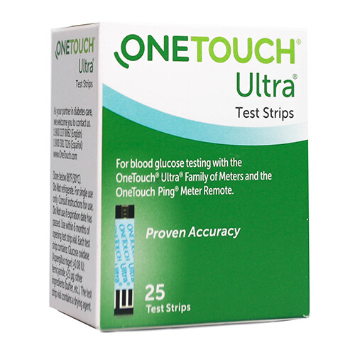 One Touch Ultra Test Strips 25 Count