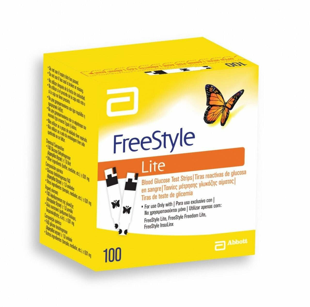 FreeStyle Lite Test Strips 100 Count