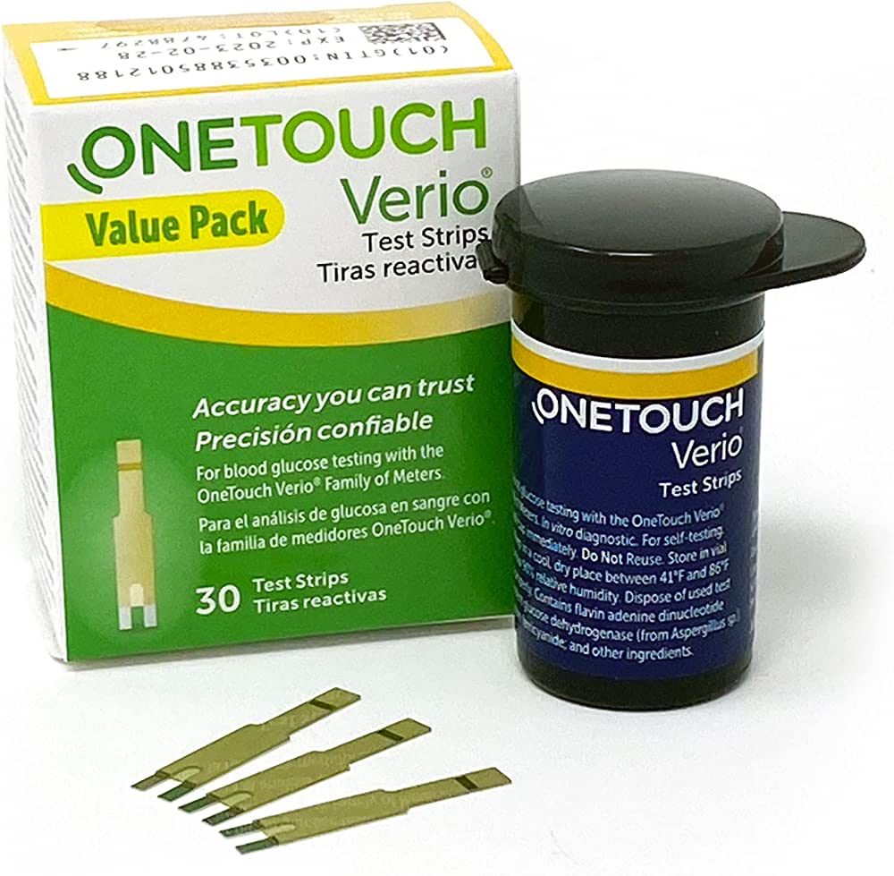 OneTouch Verio Test Strips 30 Count