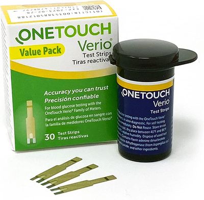 OneTouch Verio Test Strips 30 Count OneTouch Verio Test Strips 30 Count