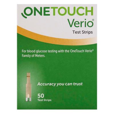 One Touch Verio Test Strips 50 Count One Touch Verio Test Strips 50 Count