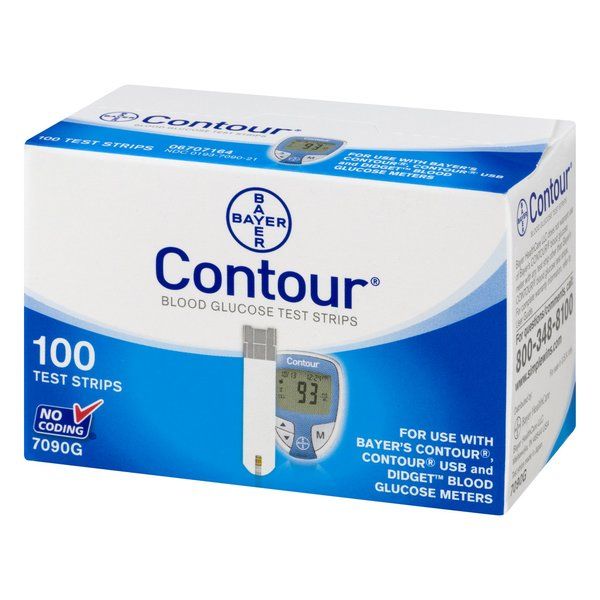 Contour Test Strips 100 Count