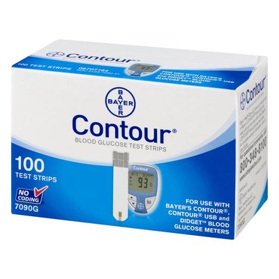 Contour Test Strips 100 Count