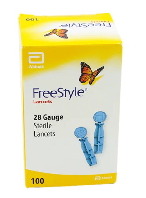 Freestyle Lancets 28 Gauge 100 Count