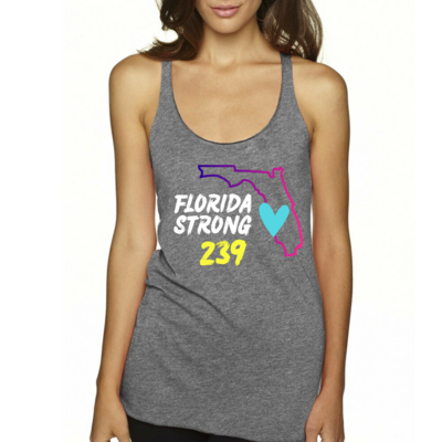 Florida Strong Women's Tank Top (Grey)
