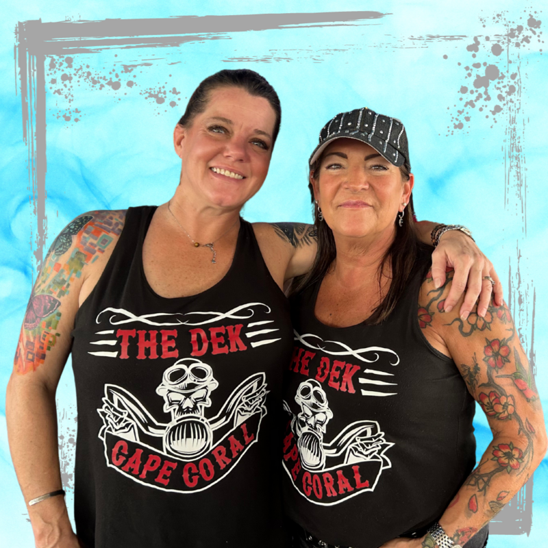 Bike Night Edition Women&#39;s Gathered Racerback Tank Top (Black)